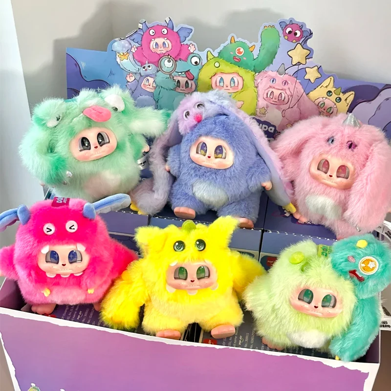 

Monster Cupa Twin Universes Blind Box Cute Pendant Keychain Mystery Box Action Figure Anime Doll Surprise Bag Collection Model