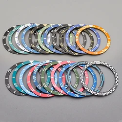 Aluminum Bezel Insert 38mm x 31.5mm Replacement Bezel Insert Ring for SKX007 SKX009 SRPD Compatible Cases NH36 NH35 Calibers