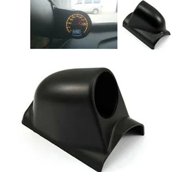 Universal Car Black Pillar 1 Hole Single Gauge Meter Mount Holder Pod 60mm