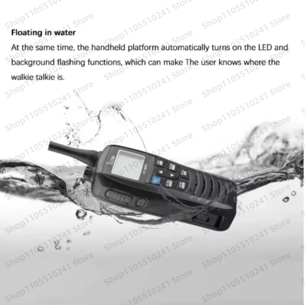 M25/M37 Marine VHF Radio - IPX7 Waterproof Handheld Maritime Two-Way Radio for Boats