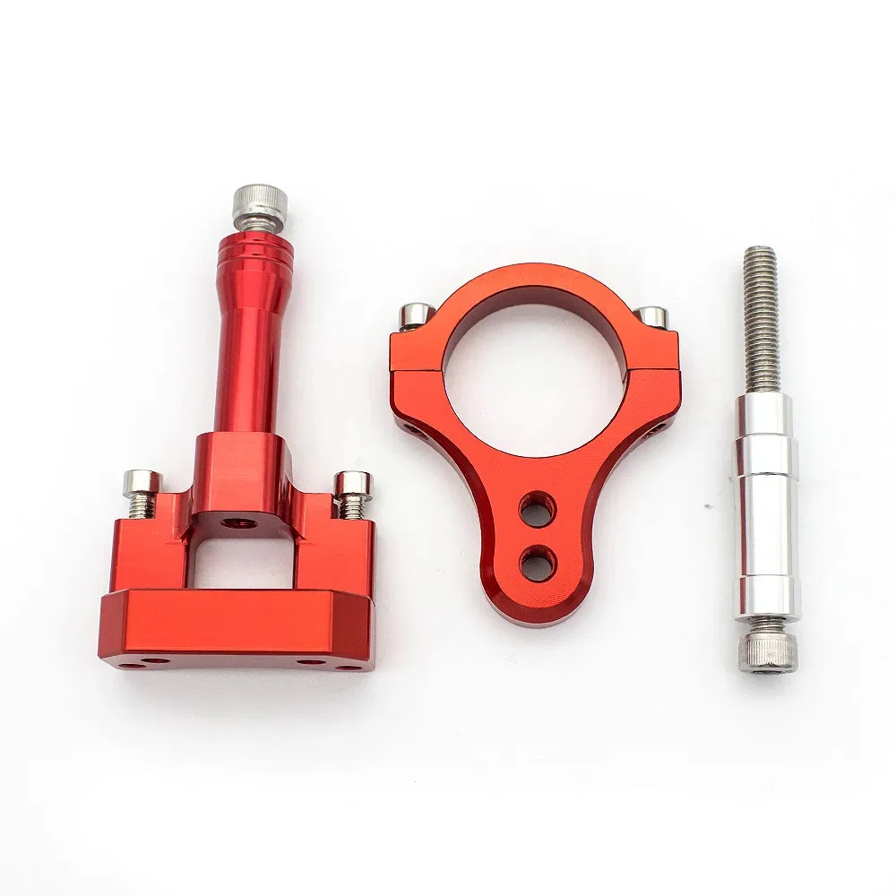 Carbon Stuurdemper Stabilisator Motorfiets Voor Yamaha Yzf R3 R25 Mt25 Yzfr3 Directionele Dempers Mount Beugel Ondersteuning Kit