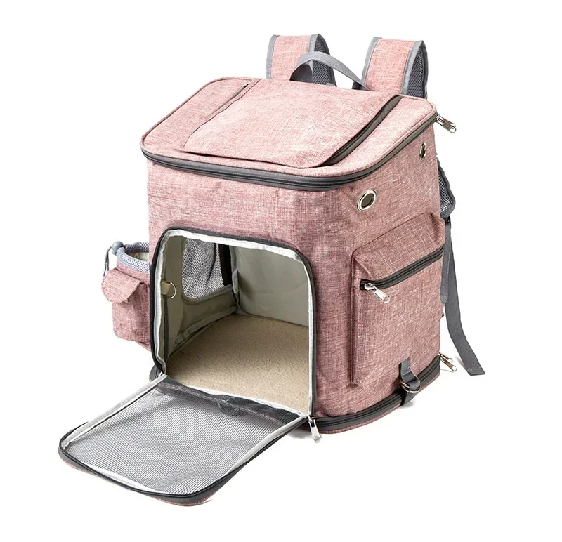 

Large Double Shoulder Pet Expansion Backpack, Breathable Foldable Backpack for Pets, Load Bearing 10kg Pet Supplies Carrier