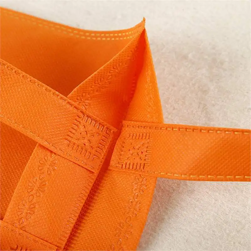 5 Stück leere Goodie-Taschen, 15/20/25 cm, Vliesstoff, wiederverwendbar, für Festivals, Geschenke, Aufbewahrung, Partygeschenke, Tasche für Kinder, Geburtstag, TMZ – Detail 9