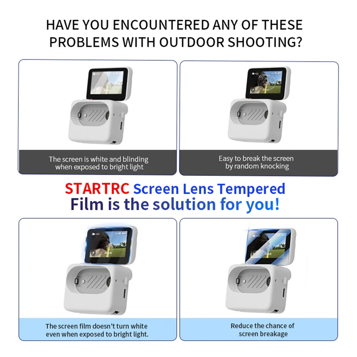 Camera Screen Protector Film for Stone GO3S Tempered Film Screen Explosion-Proof High Lens Film