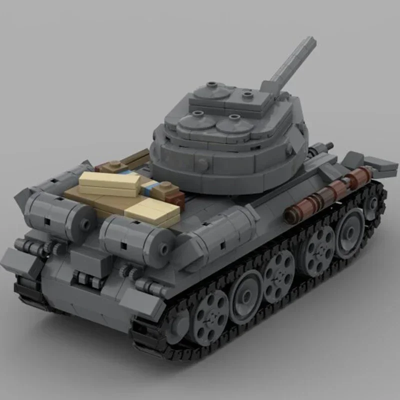 Moc Gebäude Ziegel Militär Waffe Modell Sowjetischen Medium Tank Technologie Modulare Blöcke Geschenke Spielzeug Für Kinder DIY Sets Montage