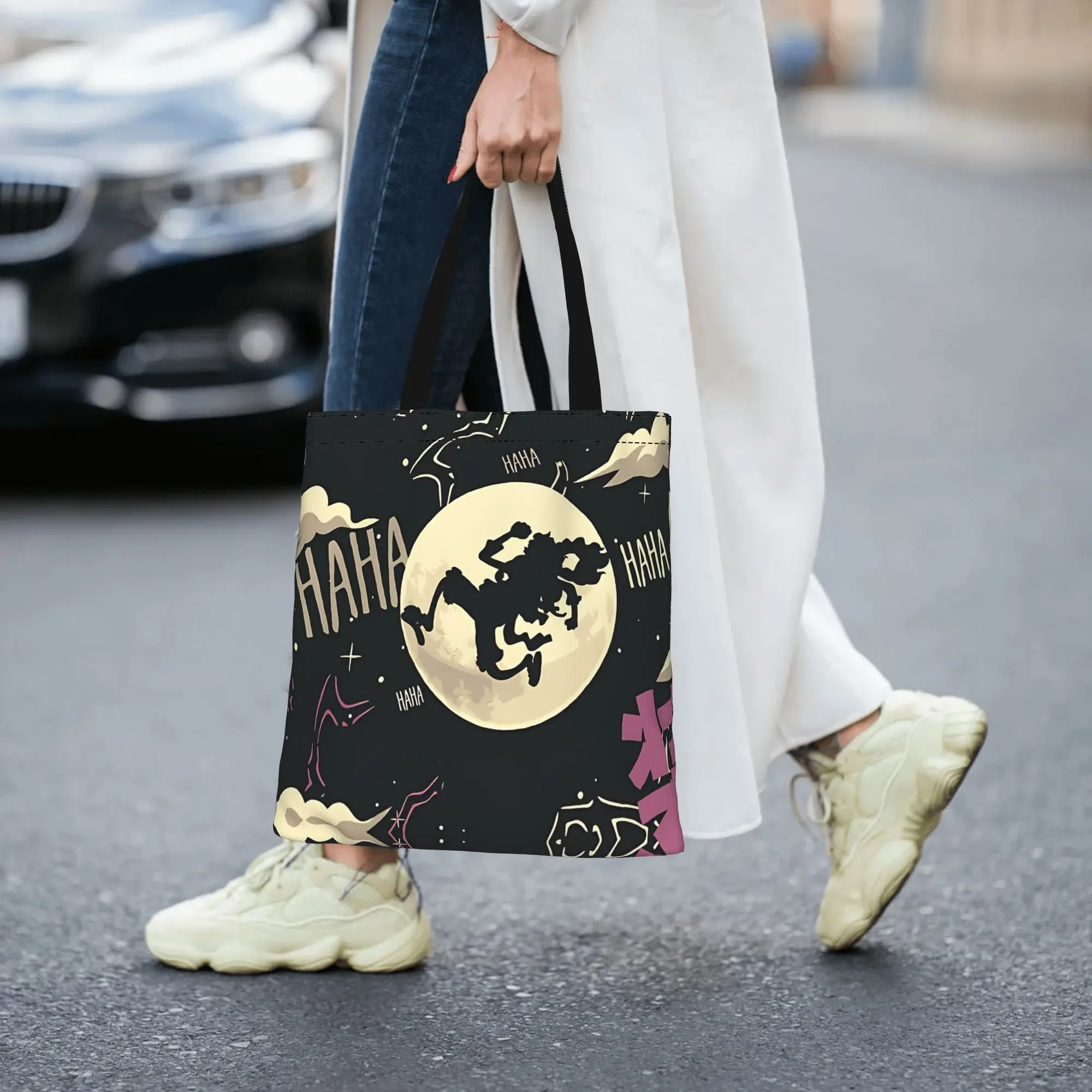 Fashion Anime One piece Theme Women's Bag Shopping Bag  Canvas Tote Bag Women'S Shoulder Handbag Christmas Gift