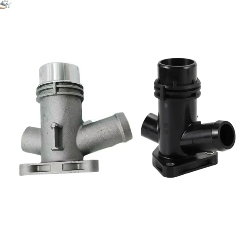 

Plastic or Aluminum Engine Coolant Thermostat Outlet Connector 11118619408 for BMW F22 F23 F30 F31 F32 F33 F34 G30 G12 G01 G02