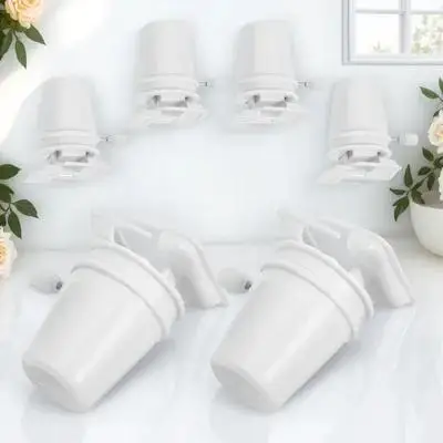 อะไหล่กลไกนาฬิกาพลาสติก 6 ชิ้น สำหรับงาน DIY งานปั้นดินเหนียว อุปกรณ์เสริมกลไกขนาดเล็กกะทัดรัด