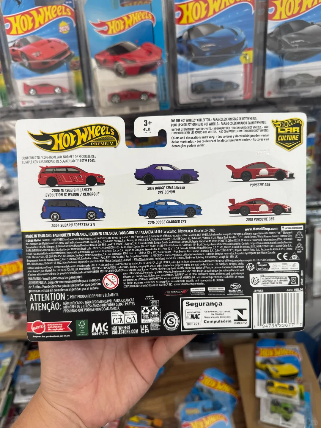 حار ويلز قسط ثقافة السيارة الجديدة 2-حزم ميتسوبيشي سوبارو دودج بورش 2 قطعة مجموعة 1:64 دييكاست نموذج سيارة تحصيل مركبة