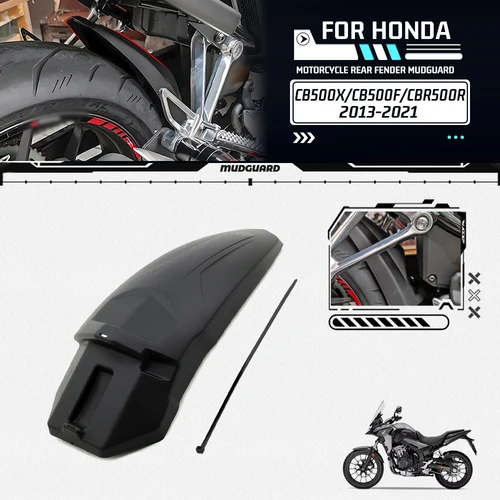 Para Honda CBR500R CB 500 F CBR 500R CB500F CB500X CB 500X 2013-2021 accesorios de motocicleta guardabarros trasero protector contra salpicaduras