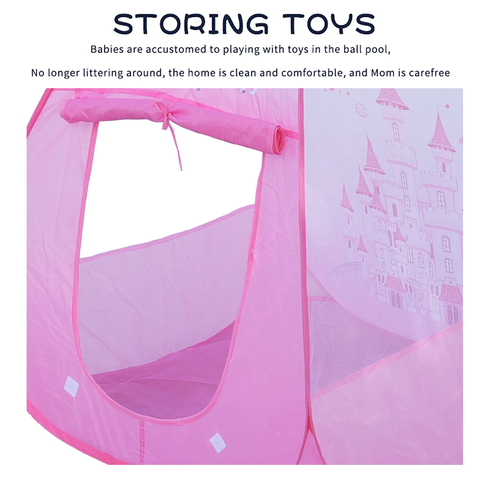 خيمة Baby Tianma المحمولة القابلة للطي لعبة ألعاب الأطفال للأولاد والبنات لعب المنزل الداخلي لعبة قلعة الأميرة هدية منزلية
