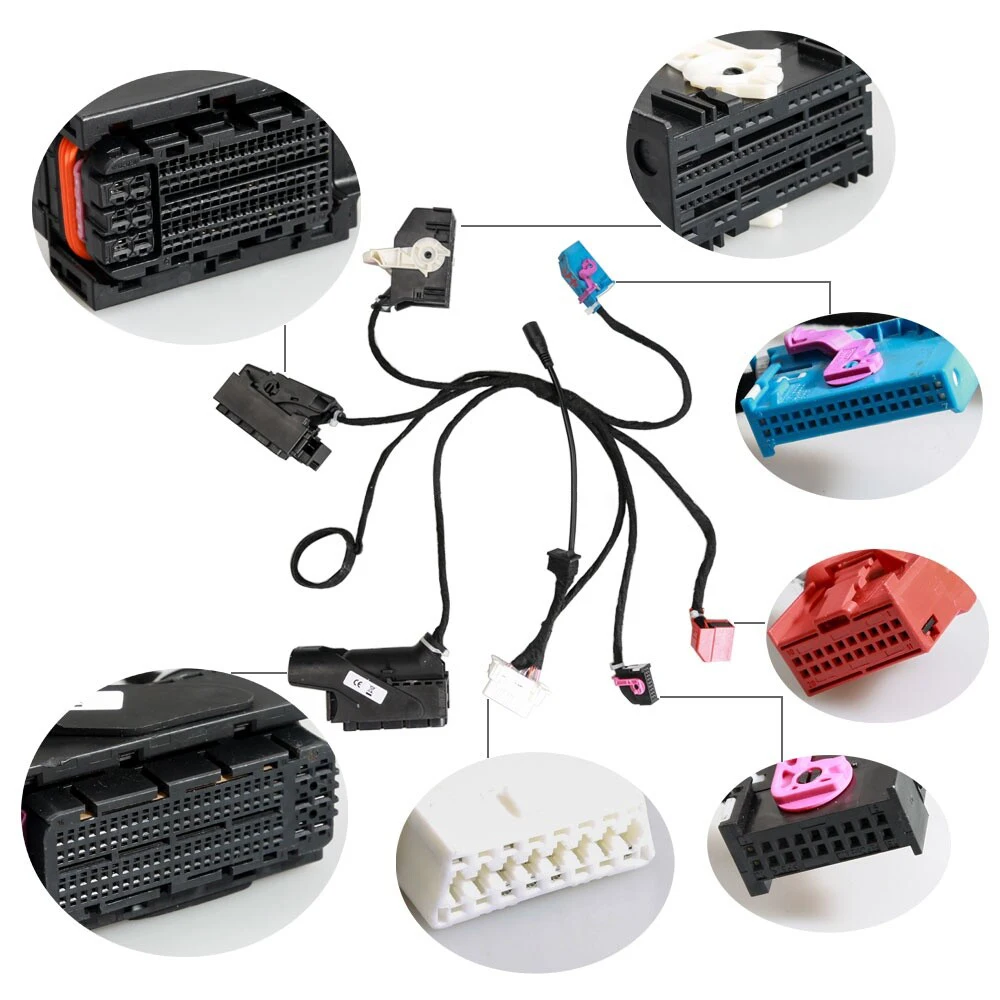 For VAG MQB Bench Test Platform Cable with BCM Gateway Plugs For Vag Cluster Dashboard Cable Work with Xhorse Iscancar VAG-MM007