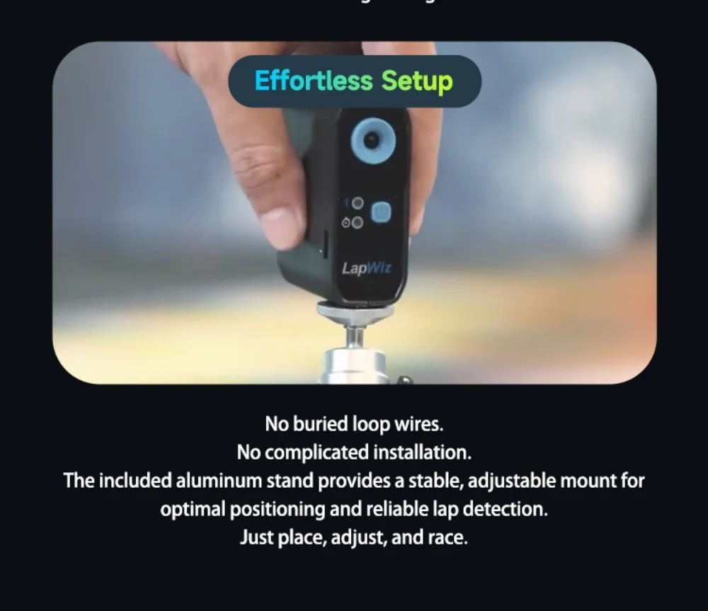 SKYRC LapWiz Professioneller IR RC Lap-Timer mit Multi-Car-ID-Management, Screen-Cast, Sprachansage und OTA-Upgrade für Mini-Z 1/10 RC-Rennen – Detail 8