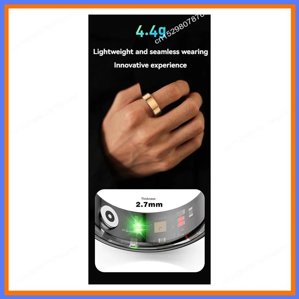 BAAE R02 Smart Ring Health Monitoring IP68 أوضاع رياضية متعددة مقاومة للماء لنظام Android وIOS