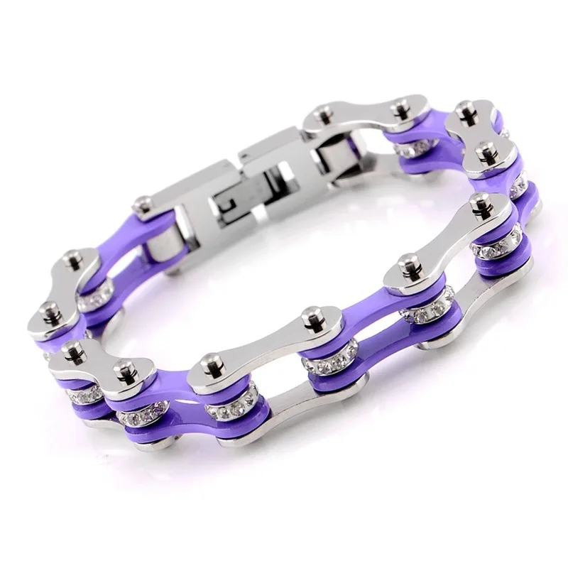 

bracelet chaine moto 304 Stainless Steel Motorcycle Chain - Fashion Gift for Him