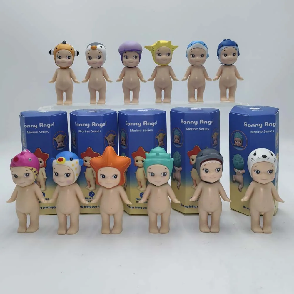 

Sonny Angel Blind Box Toys Marine Series Anime Action Figure Doll Cute PVC Model Desktop Decoration Children's Christmas Gifts