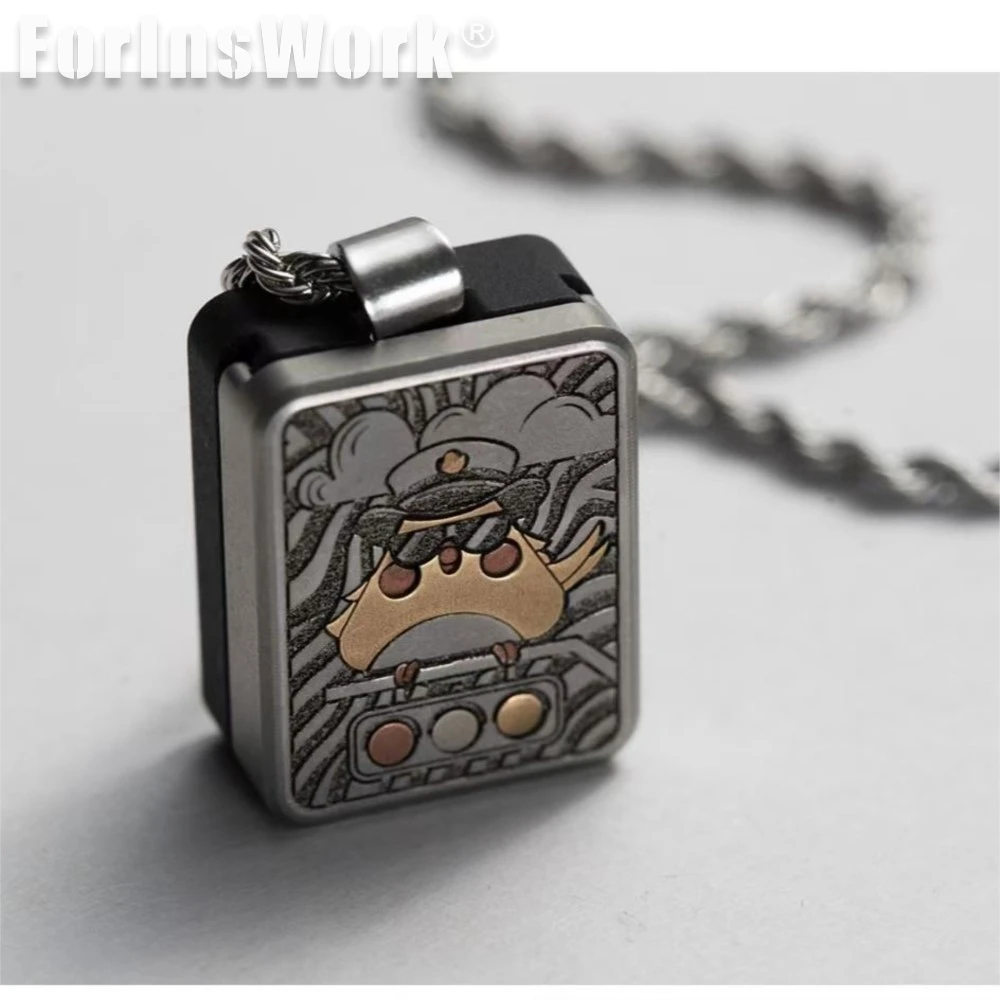 MJ & Moshan Traffic‑Cop Chick Silent Mini Dense‑Feel Direct‑Push EDC Fidget Toy