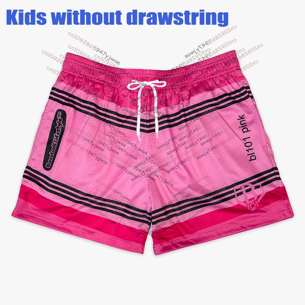 

25 New Summer Hot Men Women Kids Fashion Casual Sweatpants Gyms Loose Shorts Crayon Candy Gradient BASEBALL LIFESTVLE 101 Shorts