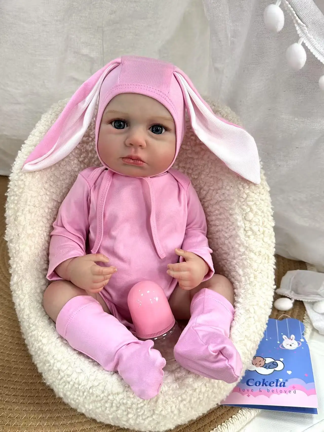 

Cokela 50cm Realistic Lifelike Baby Dolls Hot Selling Baby Girl Doll New Hot Products Real Silicone Vinyl Reborn Baby Doll
