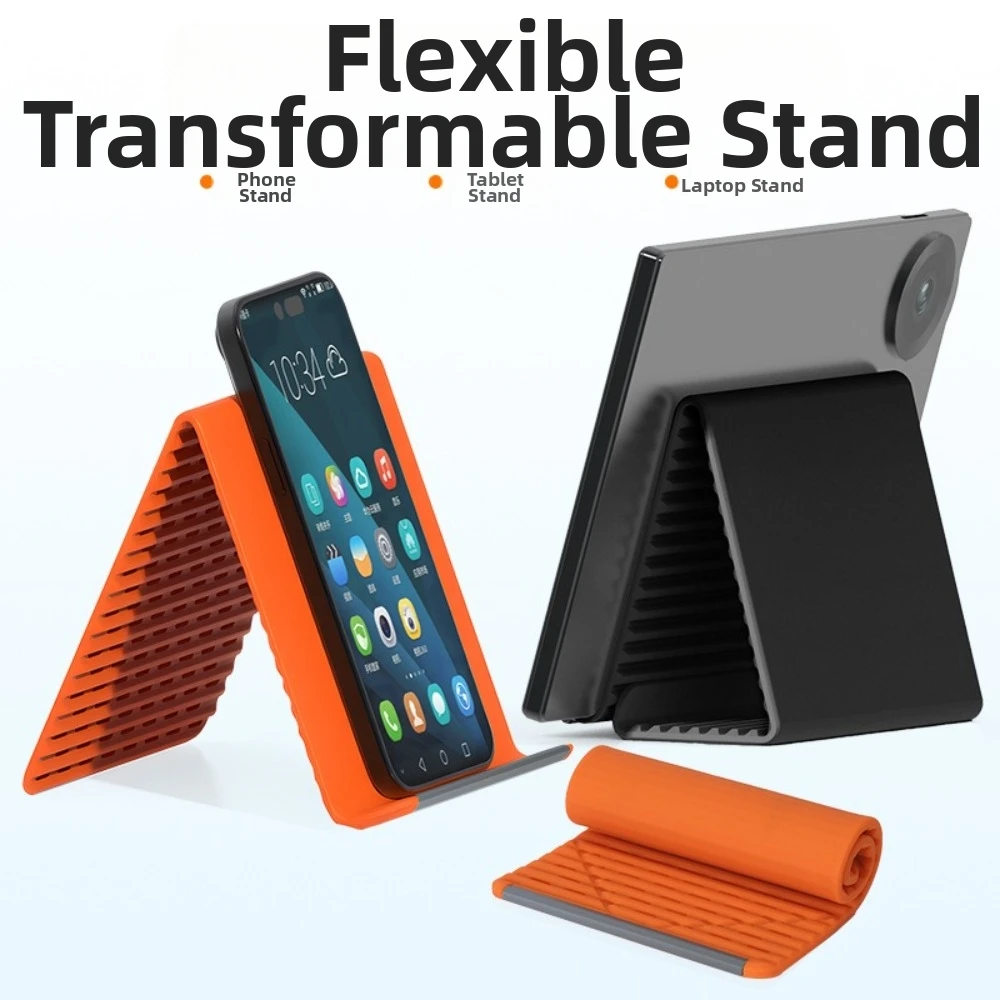 

Universal Flexible Phone Stand Multi-Angle Adjustable Non-Slip Base Adjustable Phone Stand Aluminum Core Silicone Phone Stand