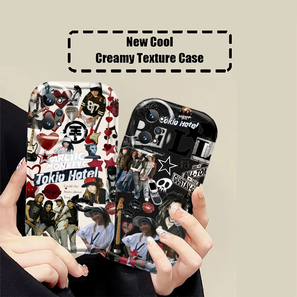 Tokio Hotel Tom Bill Kaulitz Case For Realme C67 C65 C55 C35 C33 C31 C30 C21 C21Y C20 C15 C12 C11 12 11 10 8 7 7I PRO PLUS Cover