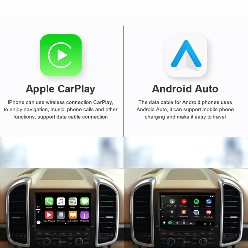 Dckloer Wireless CarPlay and Android Auto for Porsche Panamera PCM 3.1 2010-2016 7" Display Carplay Integration Module