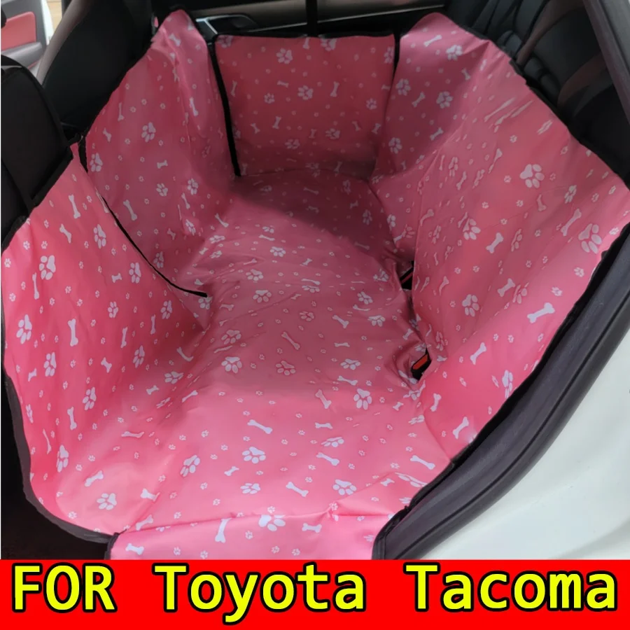 

For Toyota Tacoma Crew Cab 4-Door 2007-2023 1pc Full Coverage Rear Seat Car Pet Mat, Waterproof, Wear-resistant & Anti-scratch,