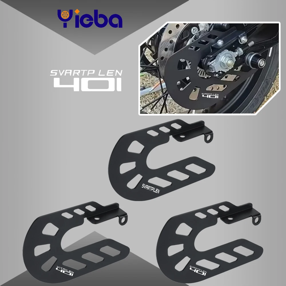 

For Husqvarna SVARTPILEN 401 VITPILEN 401 2017~2019 2020 2021 2022 2023 2024 Motorcycle Rear Brake Disc Guard Cover Protector