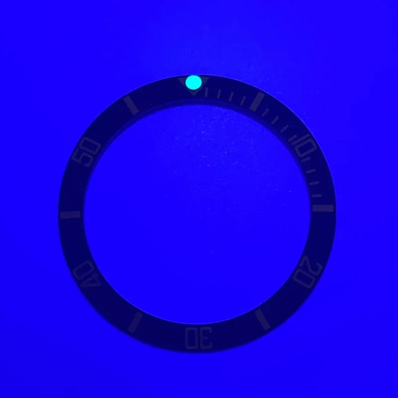 Новый модифицированный 38 мм керамический чехол для часов, кольцо для часов, замена рта, ремонт, мужские аксессуары для часов, новый DIY