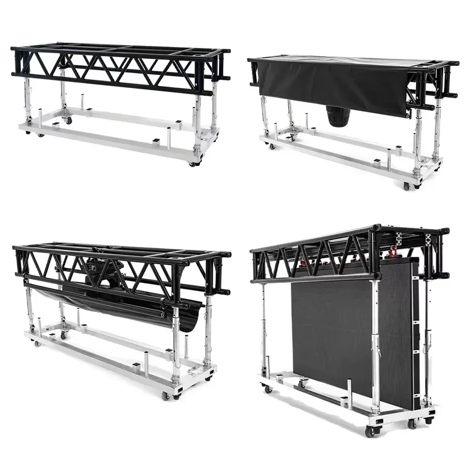 Hot Sale 5ft 8ft10ft 2m 2.5m 3m 60" 96" 120"  Truss De Aluminum Pre Rig Lighting Truss Outdoor Display Truss