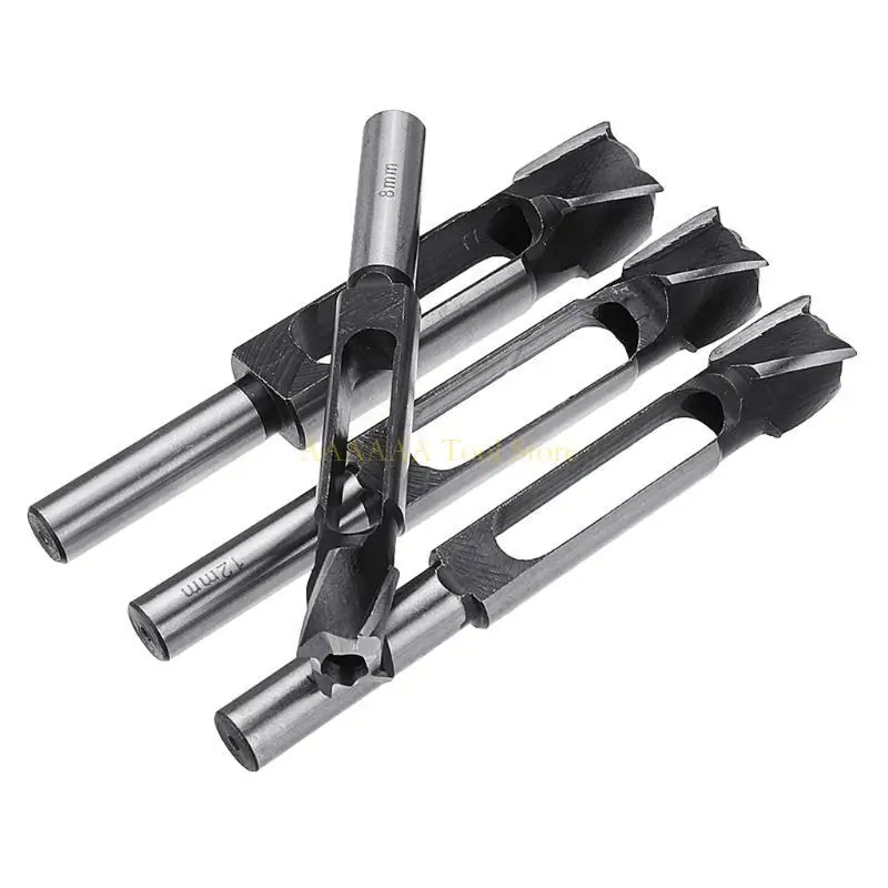 A2BE 1 Piece for Sharp Steel Woodworking Drill Bit Tapered Snug Tenon Dowel Plug Cutt