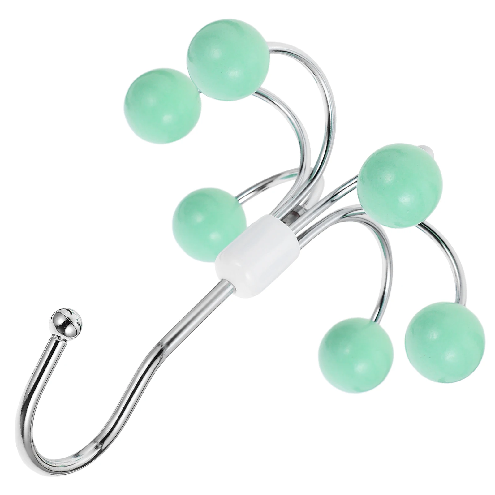 

Creative 6 Swivel Belt Hanger Hook Swivel Hooks Green Rotating Hanger Multi Functional Clothes Hat Rack Storage