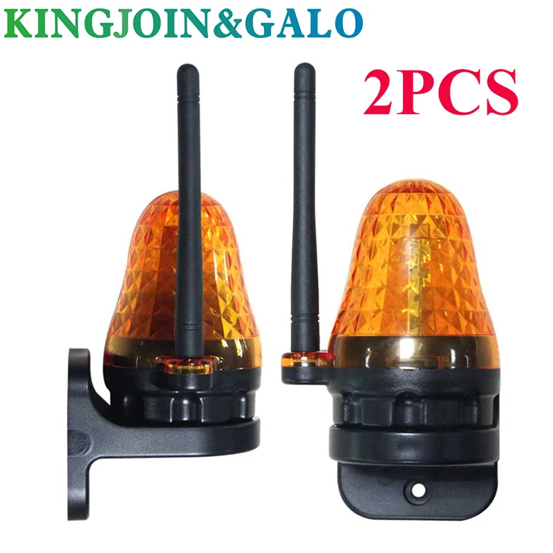 AC/DC 12V-265V LED cancello lampeggiante lampada di allarme lampada di allarme per battente cancello scorrevole apri/barriera cancello segnale lampeggiante lampeggiante