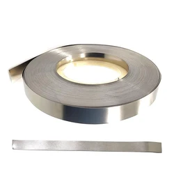 1kg 0.12/0.15/0.2mm Thick Nickel Strip Nickel Plated Steel Belt Strip 18650 Battery Spot Welding Connection Piece Welding 18650