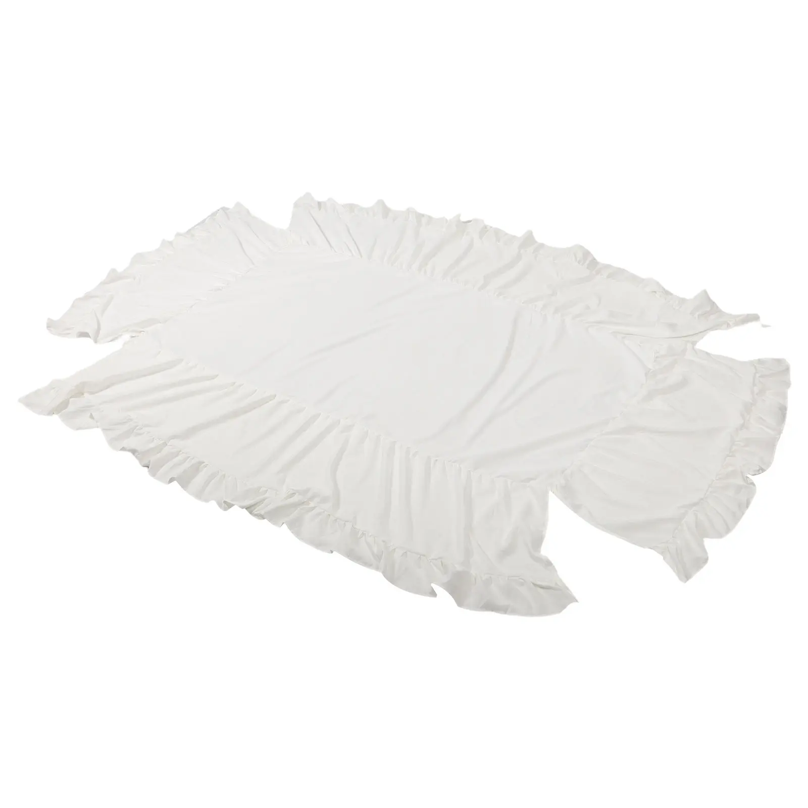 Ruffled Crib Skirt Nursery Bedding Decor Dust Ruffle Bed Bassinet 52x29 16.5 Drop Bed Skirt Dust Cover