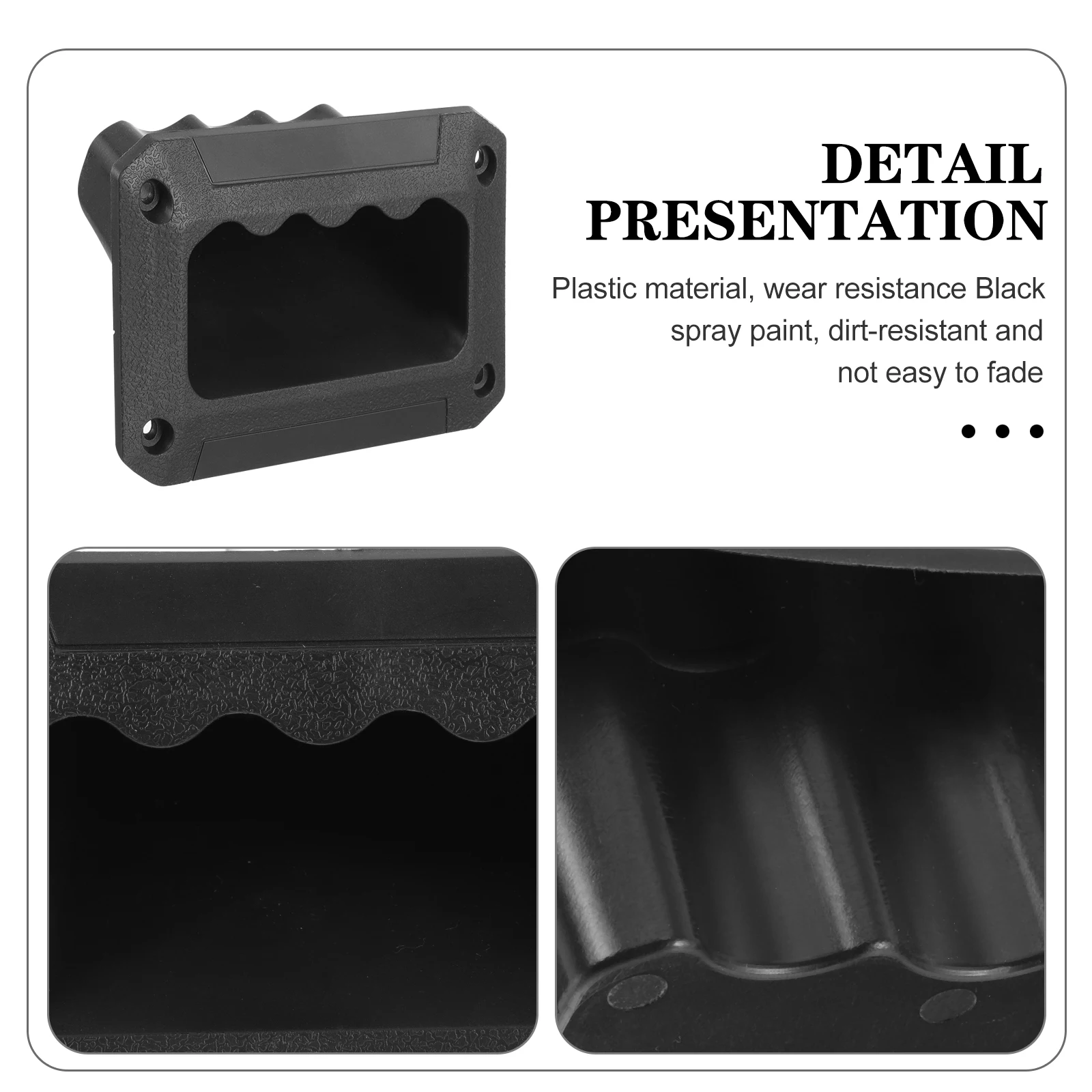 

8 шт., черные боковые ручки для динамиков 128x89, прочный пластик, гладкая поверхность, ручка для переноски усилителей, звуковые коробки, фурнитура для шкафа