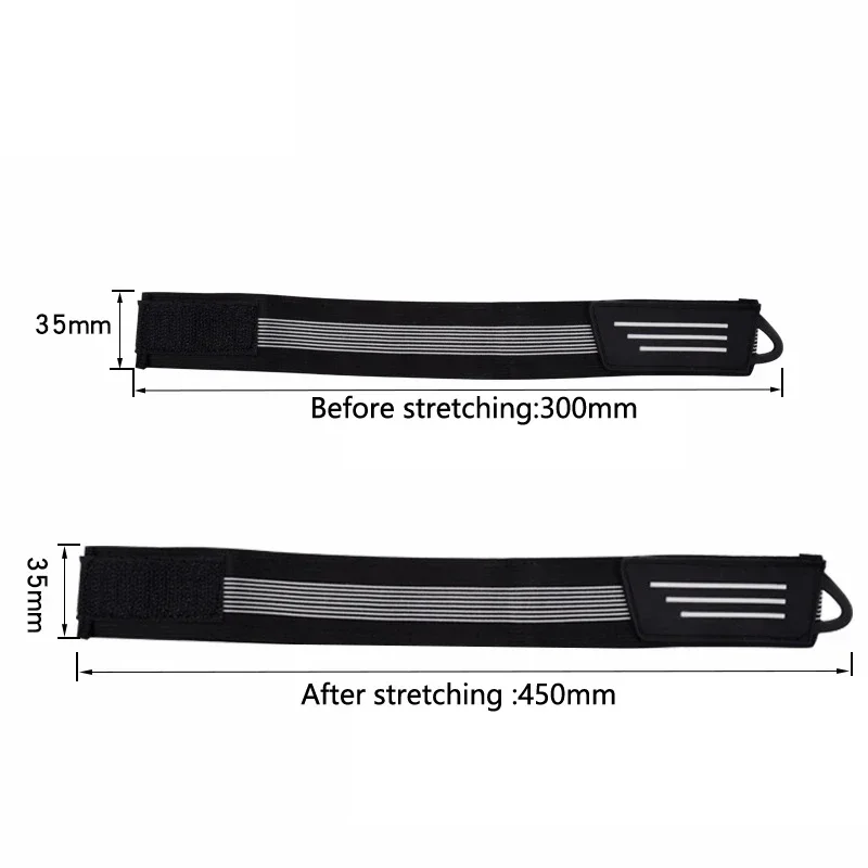 1pc Elastic Cycling Leg Bands Bike Pants Strap Riding Equipment Ankle Strap Replacement Cycling Bike Safety Leg Straps Ciclismo