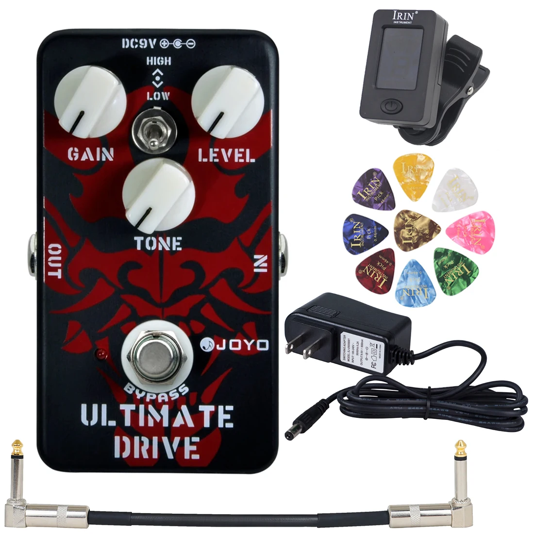 

JOYO/IRIN Electric Guitar Effect Pedal High Gain Distortion Pedal ANALOG DELAY Digital Circuit Delay Effect Guitar Accessories