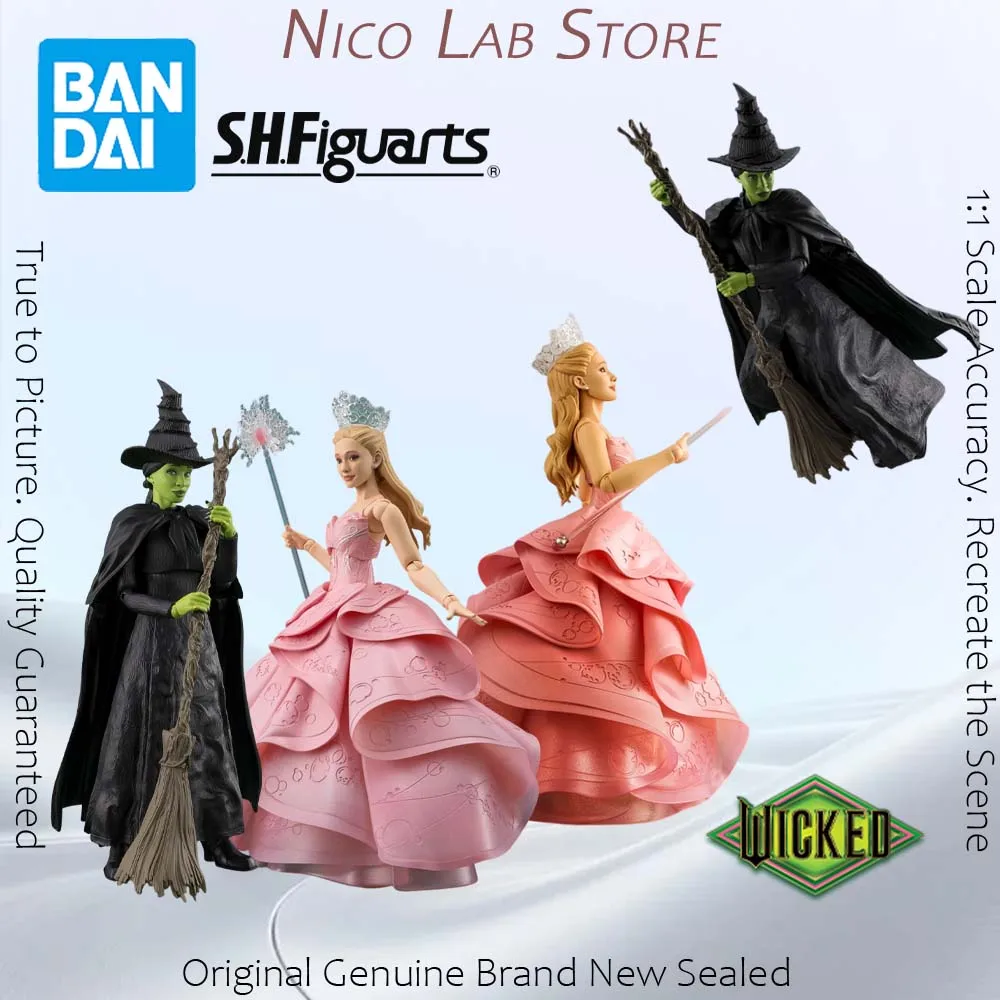 original-in-stock-bandai-shfiguarts-glinda-elphaba-figure-anime-wicked-genuine-action-model-boxed-toy
