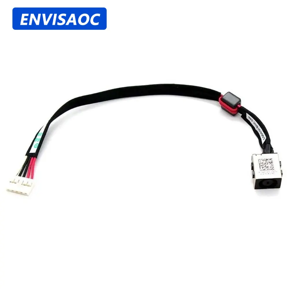 Conector de energia dc com cabo para computador laptop dell série 15-5000 15 5545