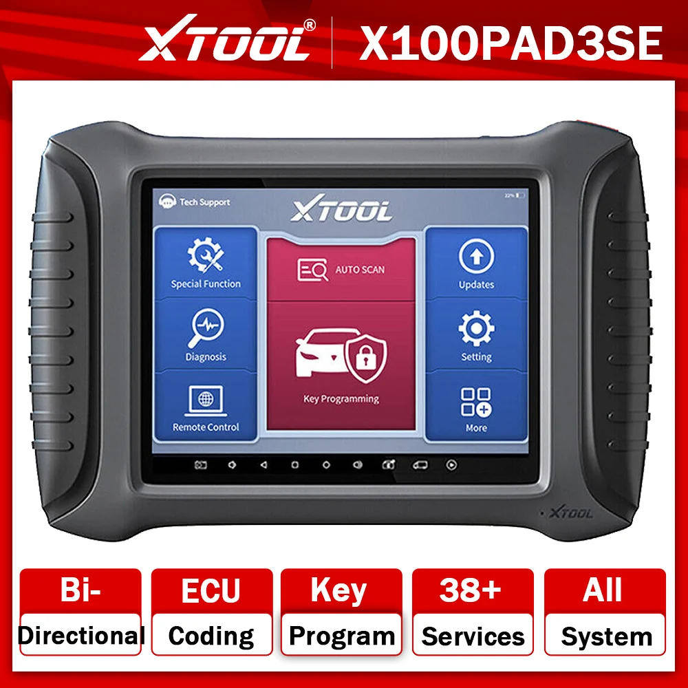 

XTOOL X100 PAD3 SE Программатор автомобильных ключей с поддержкой диагностики всех марок автомобилей для дилеров Бразилии и России, двунаправленный сканер с 31 сервисной функцией