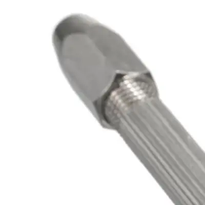 Workbench-Compatible Punch Pin Vice with Compact Footprint and Full 0 to 3.1mm Collet Adjustment Range for Space-Conscious Users