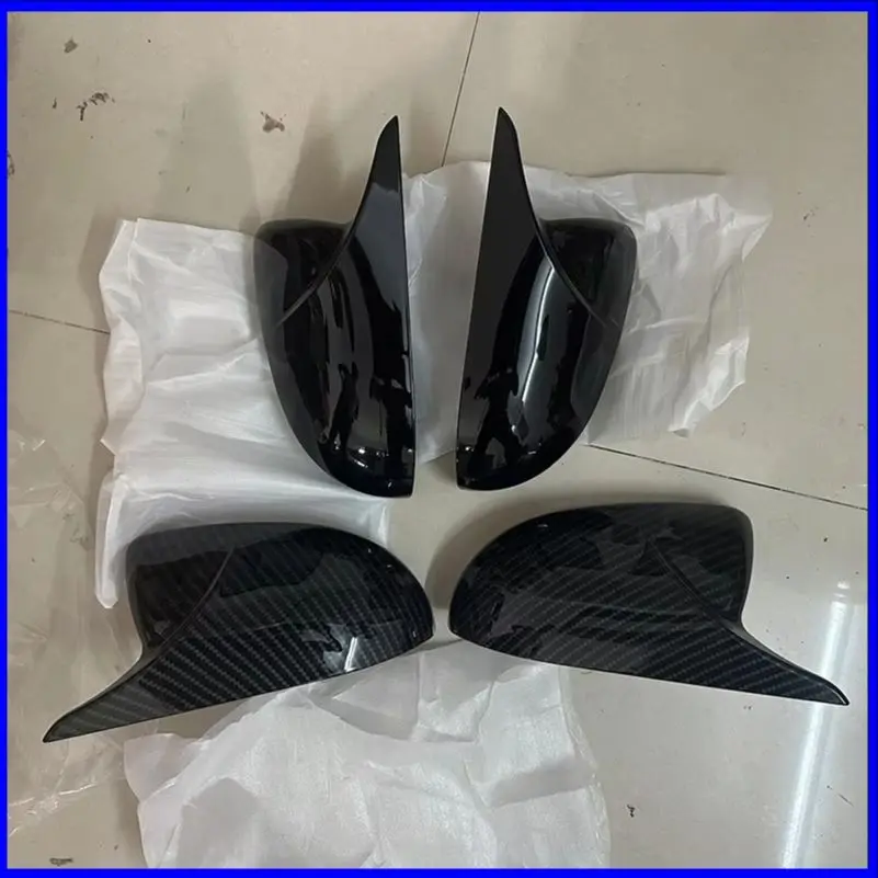 

Car Styling For Mazda 2 Demio Mazda2 2009-2014 Rearview Mirror Cover Caps Trim With Horn Decorative Frame Auto Accessories