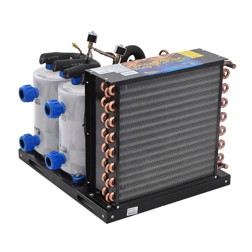 

Промышленная машина для водяного охлаждения, бассейн с морепродуктами, охладители для аквариума, 1-10 л.с., один буксир, два охладителя, аквариум, охлаждающий водяной охладитель