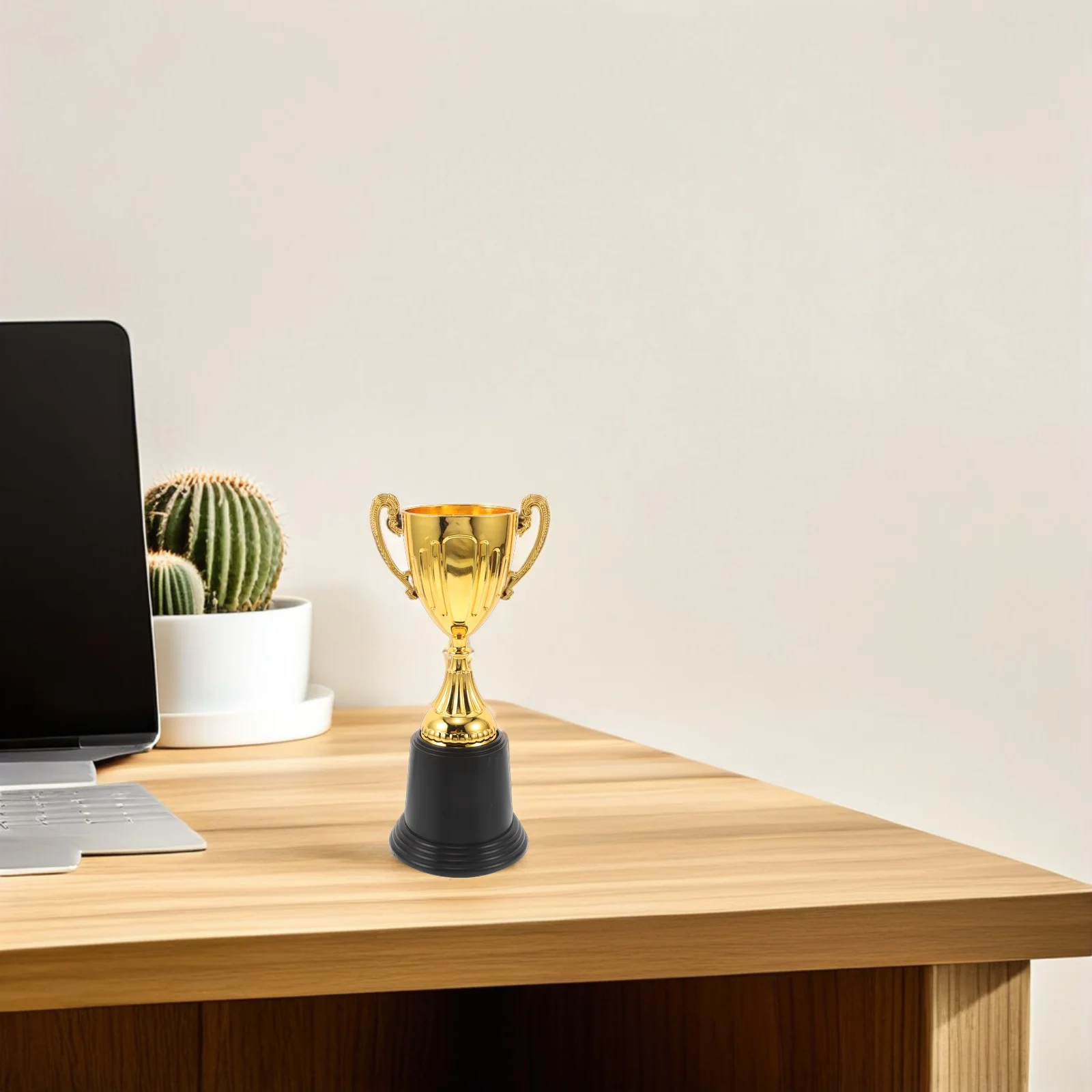 

2 Pcs Mini Golden Trophy Cup Award Cups Premium for Winner Sports Competition Football Trophies