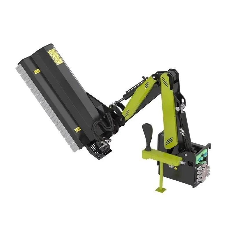 Hydraulic Skid Steer Loader Flail Mower Heavy Rotary Brush Cutter Grass Mower