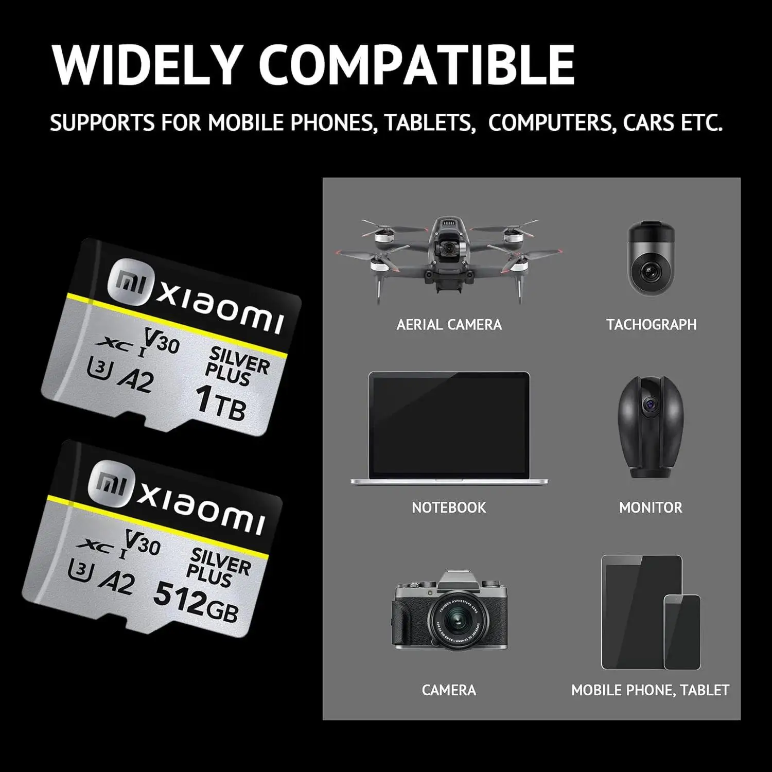 Xiaomi Ultra Micro Mini SD Card 1TB 512GB SD Memory Card 128GB 256GB A2 U3 V30 TF Flash Cards For Phone Computer