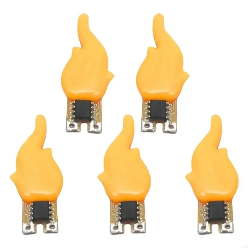 e5be 5pcs LED شمعة اللهب الشمعة ضوء اللهب على شكل خيوط اللمبة لحزب التخييم مطعم تزيين الضوء الدائم