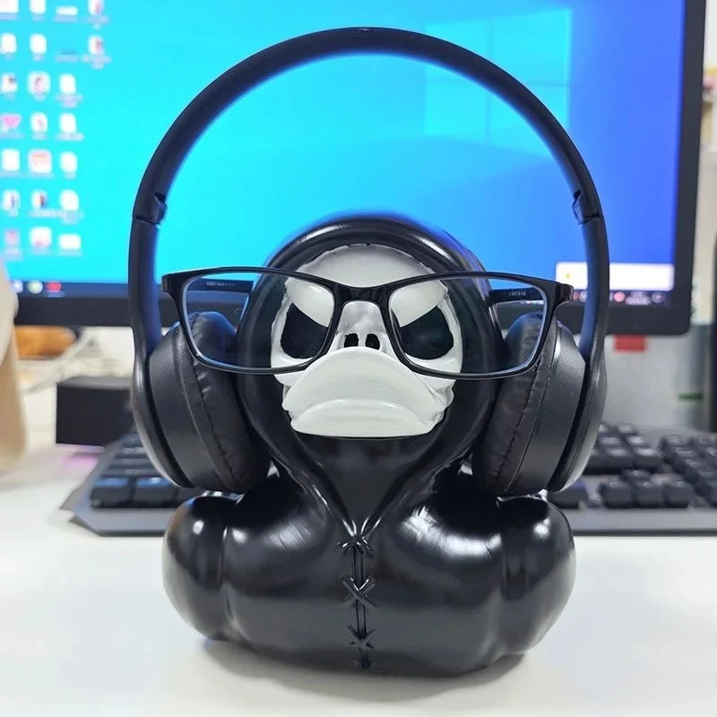 Death Duck Universal Controller Headset Stand For PS5/Switch Game Controller Headphone Stand Sturdy Desk Decor Gamer Gift