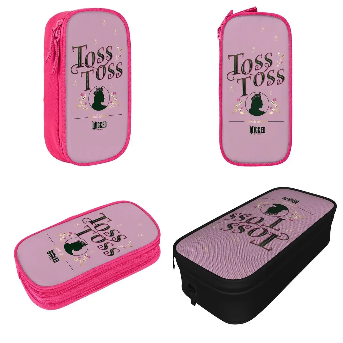 Wicked For Good Pencil Cases Classic Movie Pen Box Bags Student Large Storage Office Cosmetic Pencilcases